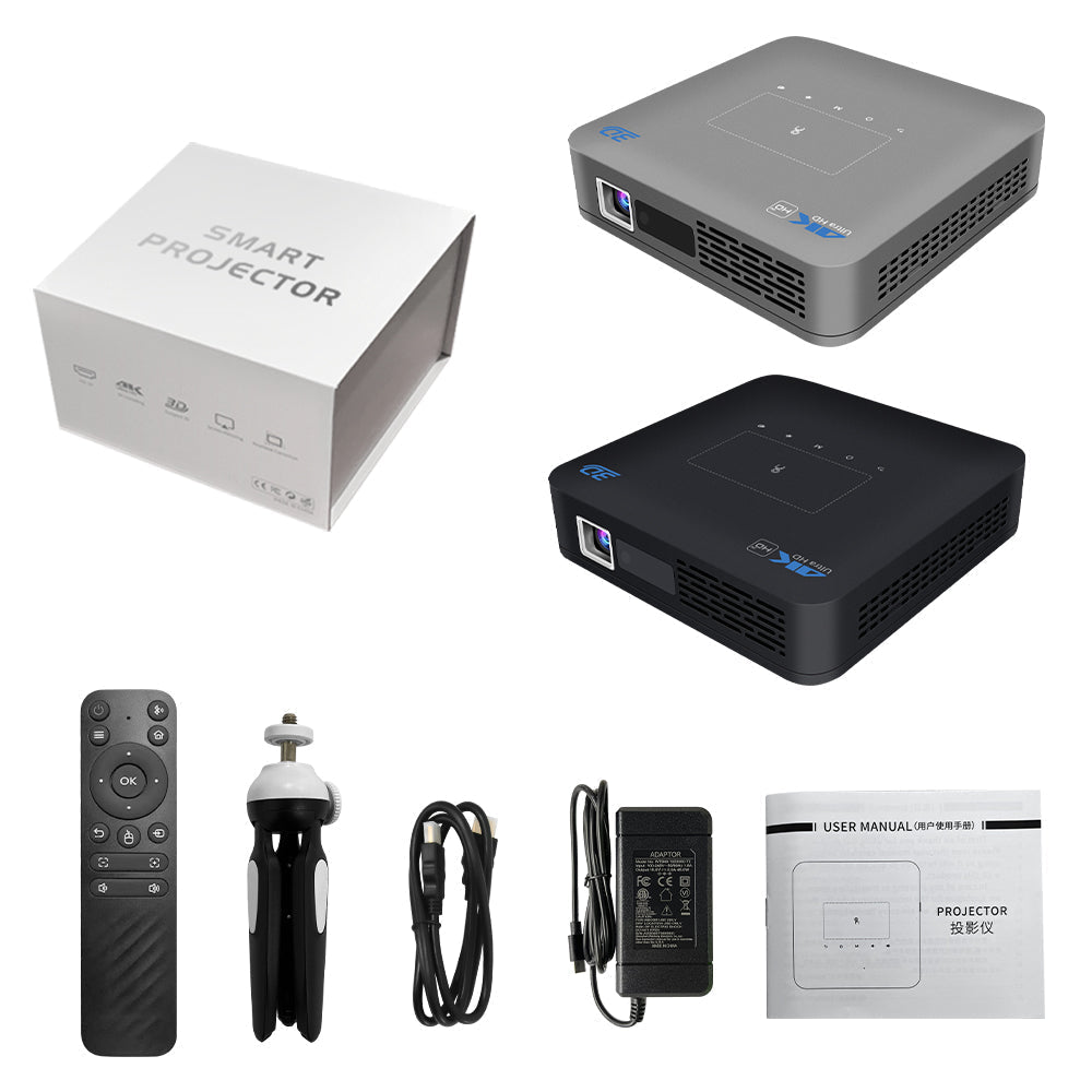 VIVICINE P15 Pro Full HD 1080P Projector 4K DLP Android 9.0 3D 4K Supported Smart Home Theater Projector