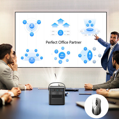 Proyector Vivicine M2 Android 9.0 1080p 3D 4K, batería integrada de 15600 mAh