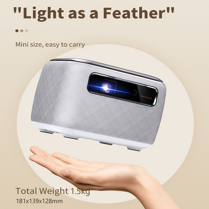 Vivicine V8 Pro Portable DLP 1080P 3D 4K Mini Projector