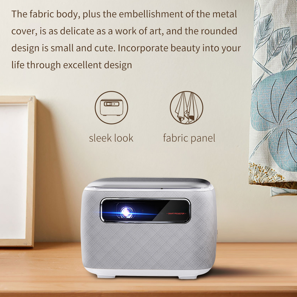 Vivicine V8 Pro Portable DLP 1080P 3D 4K Mini Projector