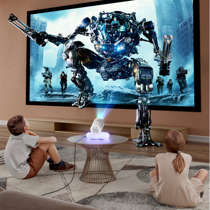 Vivicine Latest Smart Android 13 1920x1080p Full HD 1080p Home Theater Projector,Auto focus,Auto keystone