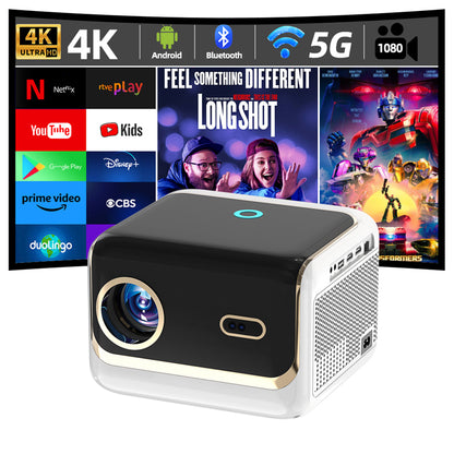 VIVICINE 1080p Full HD Projector 4K Support Auto Focus Auto Keystone