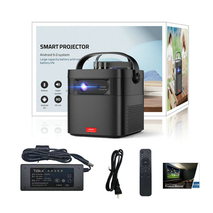 Proyector Vivicine M2 Android 9.0 1080p 3D 4K, batería integrada de 15600 mAh